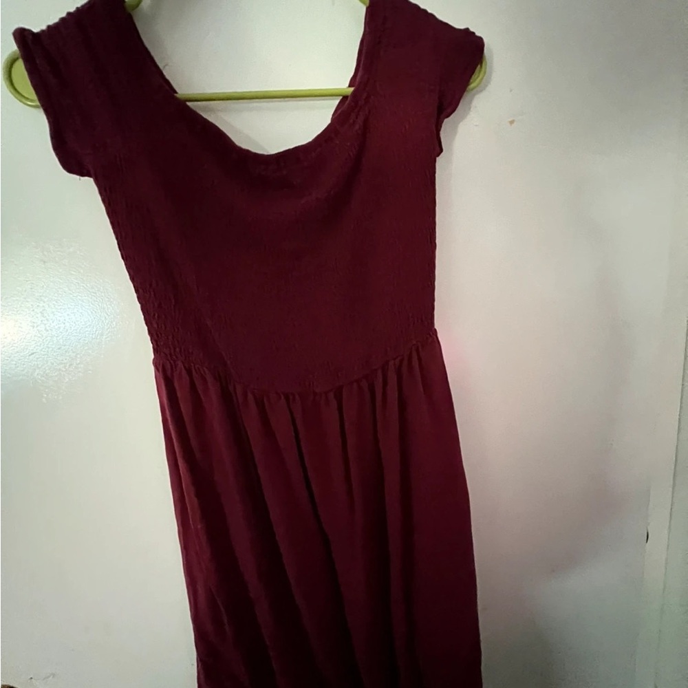 Maroon dress